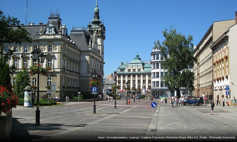 Plac Ratuszowy w Bielsku-Białej